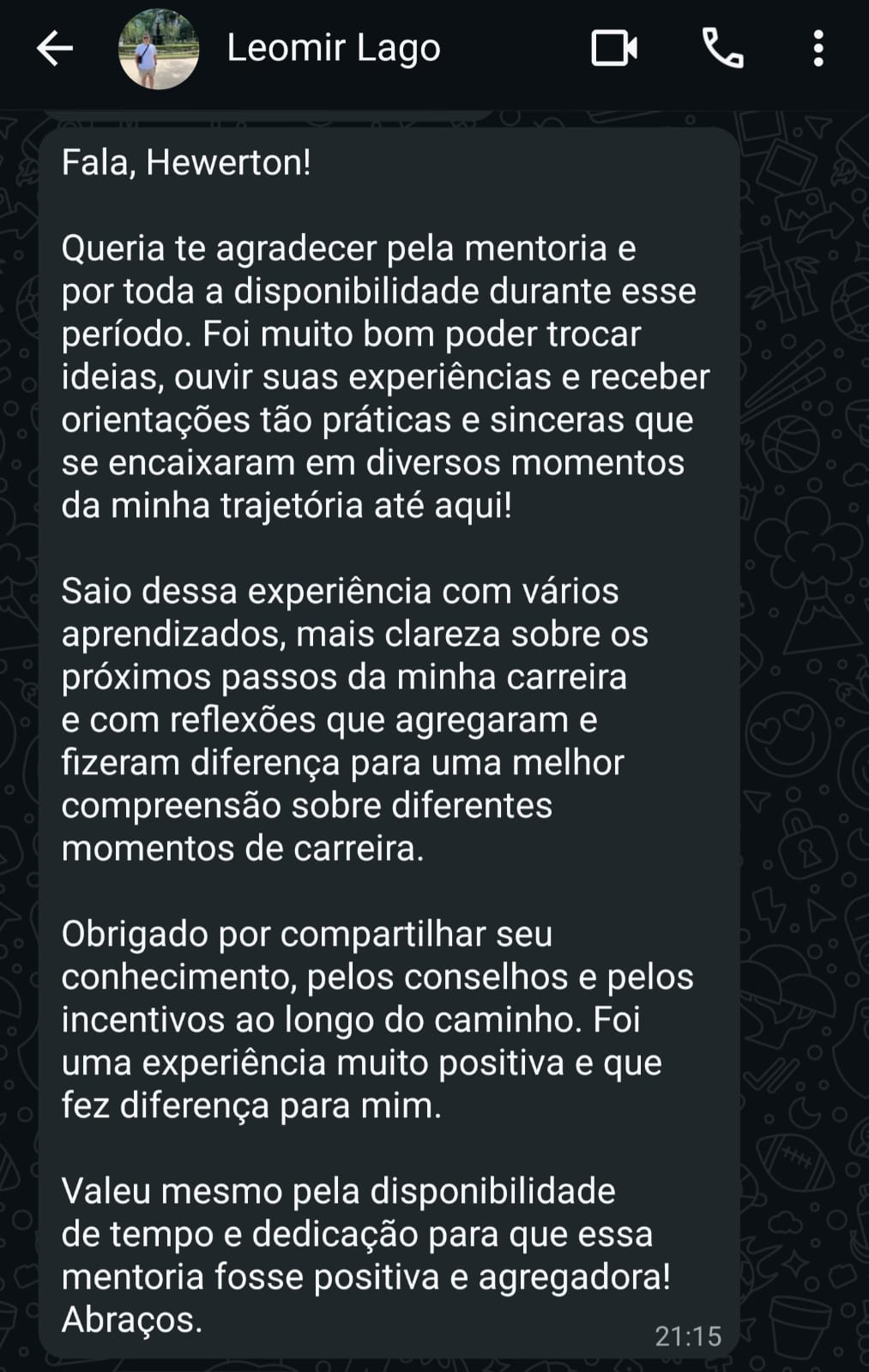 Depoimento de Leomir Lago